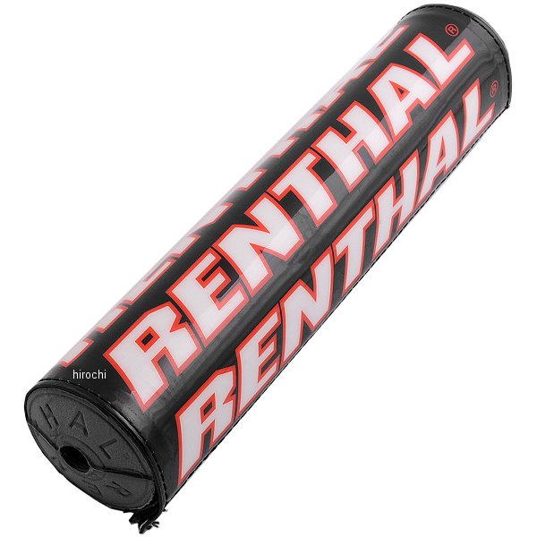 【USA在庫あり】 レンサル RENTHAL クロスバーパッド SX 長さ254mm 黒/赤 0601-0458 JP店