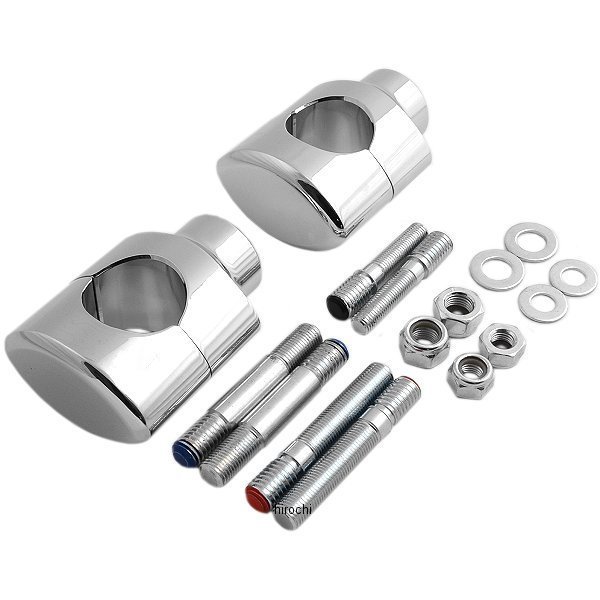 【USA在庫あり】 DRAG 1.5インチハンドルバー 1.5インチ(38mm)高 ライザー クローム 0602-0465 JP店