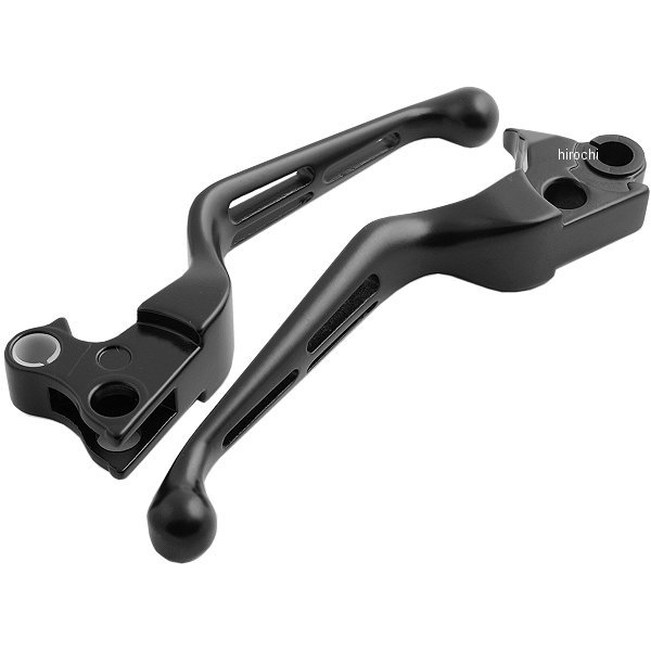 【USA在庫あり】 DRAG レバーセット スロット 96年以降 BigTwin 黒(つや消し) 0610-0142 JP店