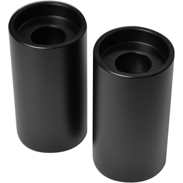 【USA在庫あり】 LAチョッパーズ LA Choppers 1インチバー用 延長ライザー 2インチ(51mm)高 黒(つや消し) 0602-0802 JP店