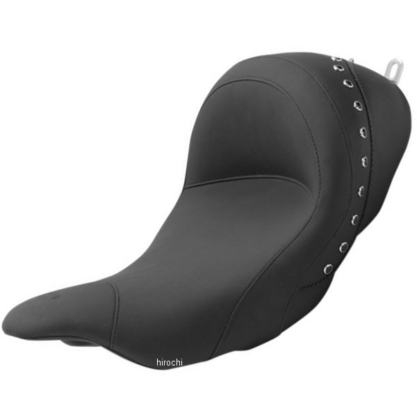 【USA在庫あり】 マスタング Mustang ソロシート ローダウン 08年以降 ツーリング バックレスト無し 黒スタッド 0801-0961 JP店|株式会社ヒロチー商事 店