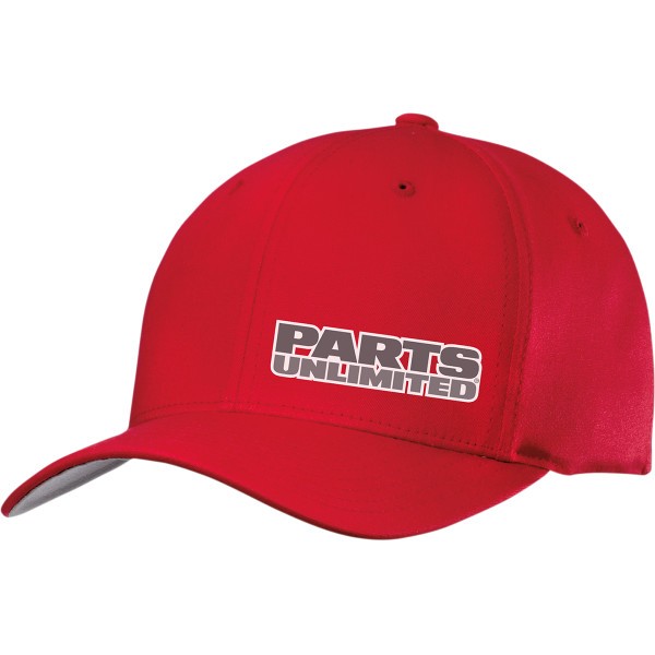 【USA在庫あり】 スロットルスレッズ Throttle Threads キャップ Parts Unlimited 赤 L/XLサイズ 2501-2597 JP店