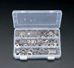 【メーカー在庫あり】 エスコ ESCO M3-M12 平ワッシャーセット ステンレス製 000012024392 JP店｜株式会社ヒロチー商事 店