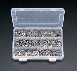 【メーカー在庫あり】 エスコ ESCO M3-M12 スプリングワッシャーセット ステンレス 000012024393 JP店