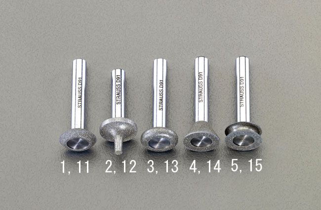 【メーカー在庫あり】 エスコ ESCO 15x4.0mm/#200 ダイヤモンドバー 6mm軸 000012212896 JP店