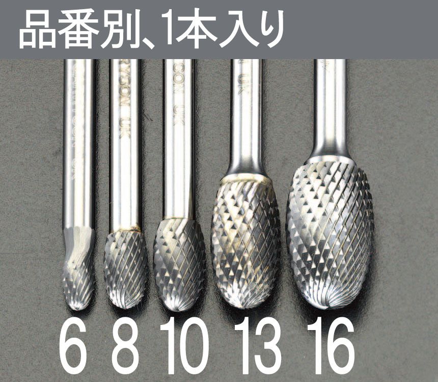 【メーカー在庫あり】 エスコ ESCO 16x25mm/ 6mm軸 超硬カッター 000012020816 JP店 6,818円