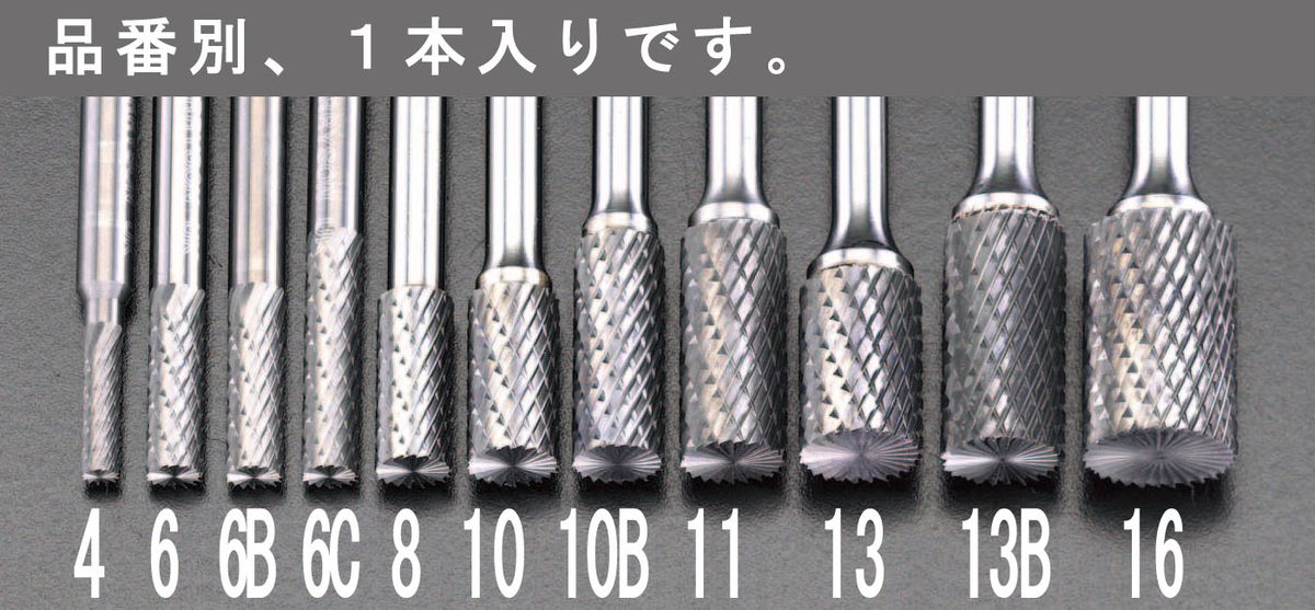 【製造業者店卸し資産あり】 エスコ ESCO 16x25粍 /6粍軸 超硬裁断師 End Cut 000012020841 JP店