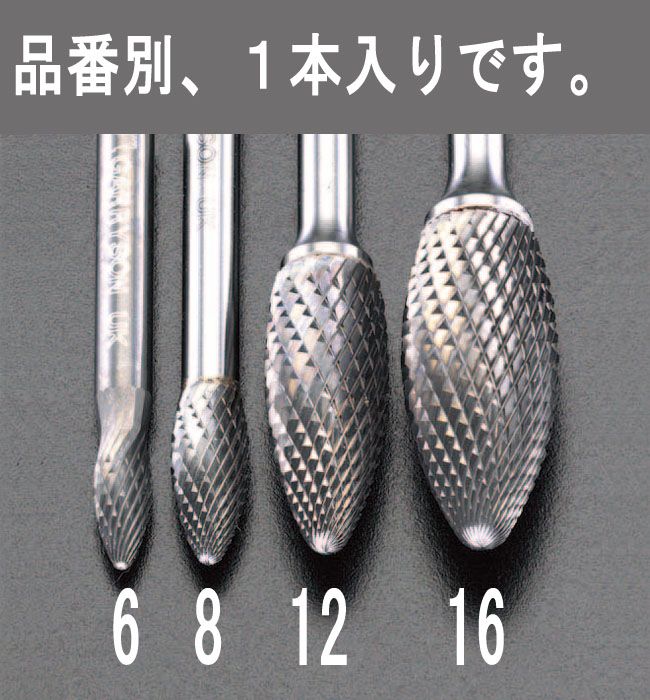 【メーカー在庫あり】 エスコ ESCO 16x36mm /6mm軸 超硬カッター 000012020850 JP店|株式会社ヒロチー商事 店