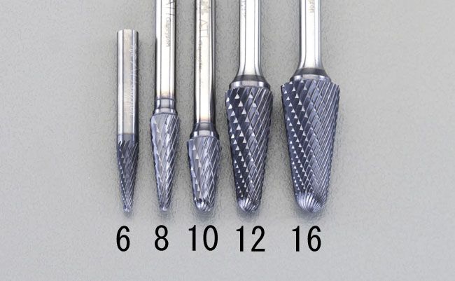 【メーカー在庫あり】 エスコ ESCO 10x19mm/6mm軸 Coated 超硬バー 000012213044 JP店