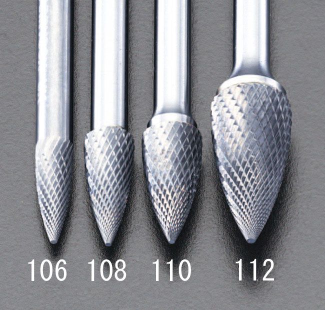 【メーカー在庫あり】 エスコ ESCO 8x19mm/6mm軸 Coated 超硬バー 000012213073 JP店