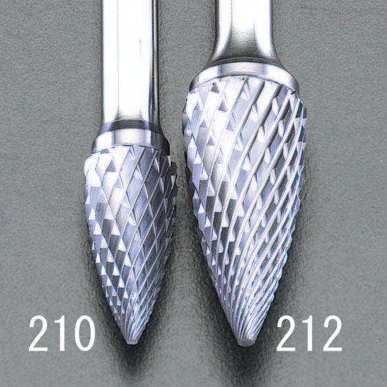 【メーカー在庫あり】 エスコ ESCO 12x25mm/6mm軸 Coated 超硬バー 重作業用 000012213080 JP店