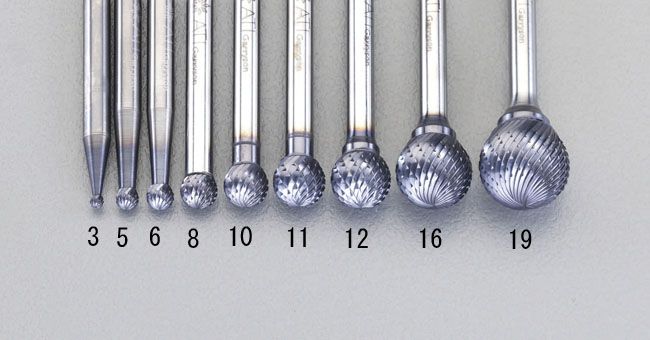 【メーカー在庫あり】 エスコ ESCO 12x10.8mm/6mm軸Coated 超硬バー 000012213098 JP店