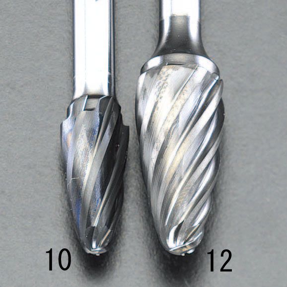 【メーカー在庫あり】 エスコ ESCO 12x25mm / 6mm軸 Coated 超硬バー アルミ用 000012213165 JP店