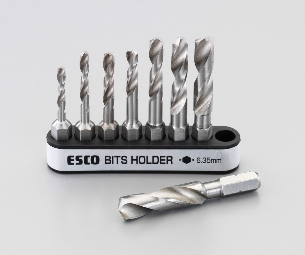【メーカー在庫あり】 エスコ ESCO 3.0- 8.0mm ８本組六角軸ドリルセット 000012222329 JP店