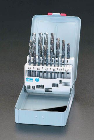 【メーカー在庫あり】 エスコ ESCO 1.0 -10mm ドリルセット 19本組/HSS 000012021043 JP店