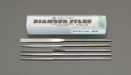 【メーカー在庫あり】 エスコ ESCO 140mm ダイヤモンドやすり 精密・5種・5本組 000012036020 JP店|株式会社ヒロチー商事 店