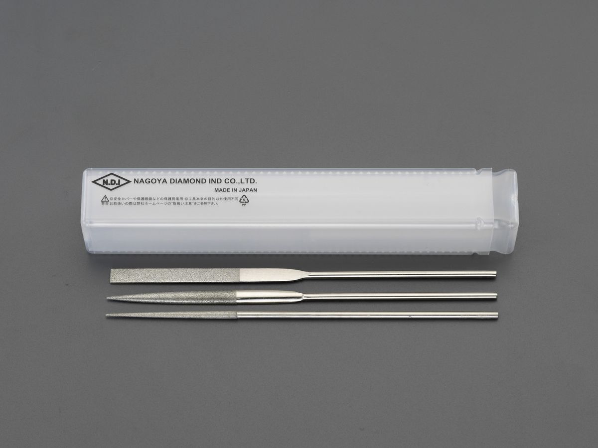 【メーカー在庫あり】 エスコ ESCO 180mm ダイヤモンドやすり 精密・３種・３本組 000012256502 JP店