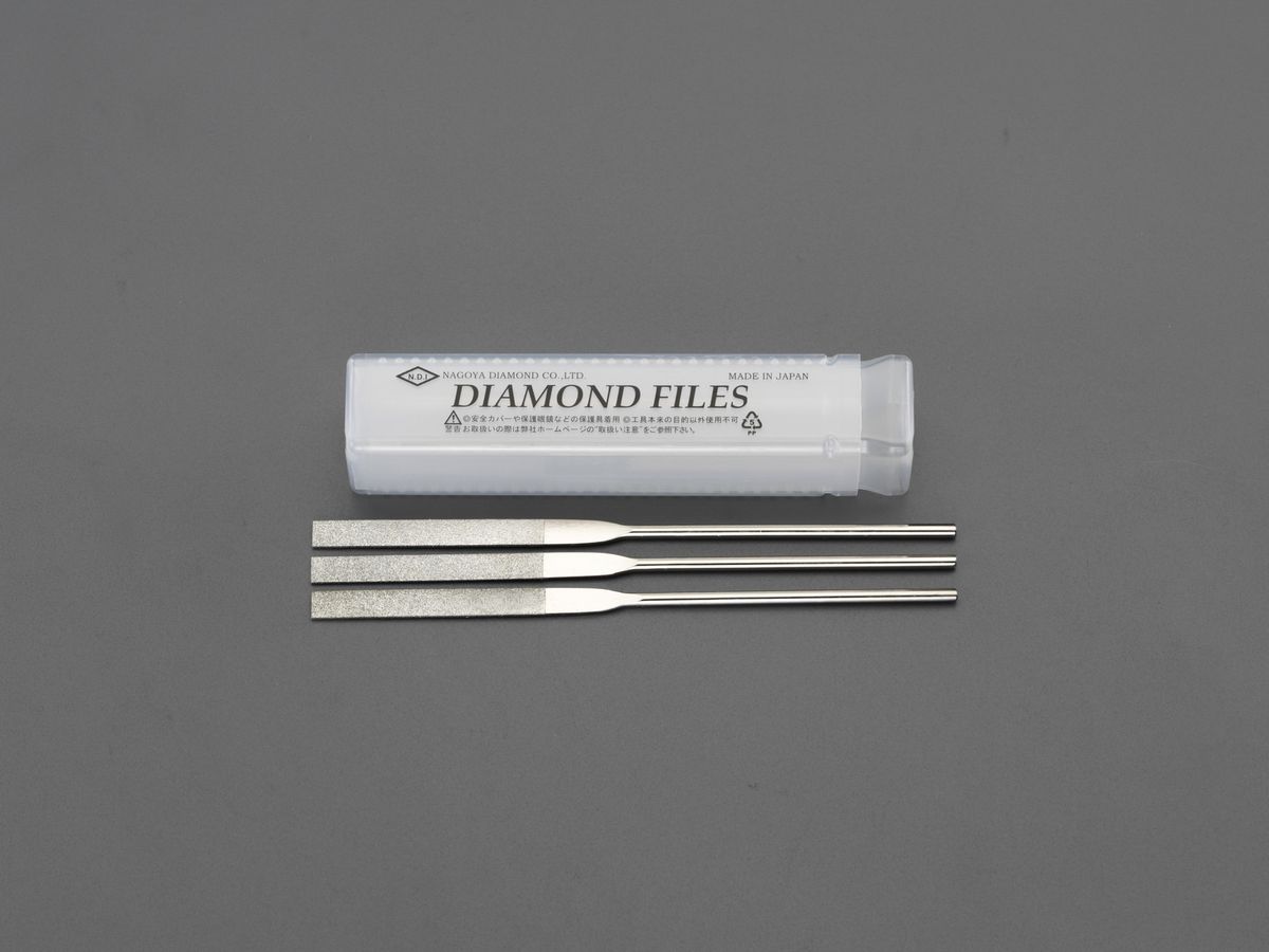 【メーカー在庫あり】 エスコ ESCO 140mm ダイヤモンド鑢 精密・平/3粒度・3本組 000012256516 JP店