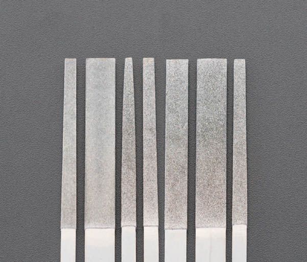 【メーカー在庫あり】 エスコ ESCO 2.25x0.65mm/#200 ダイヤモンドヤスリ テーパー 平 000012089755 JP店