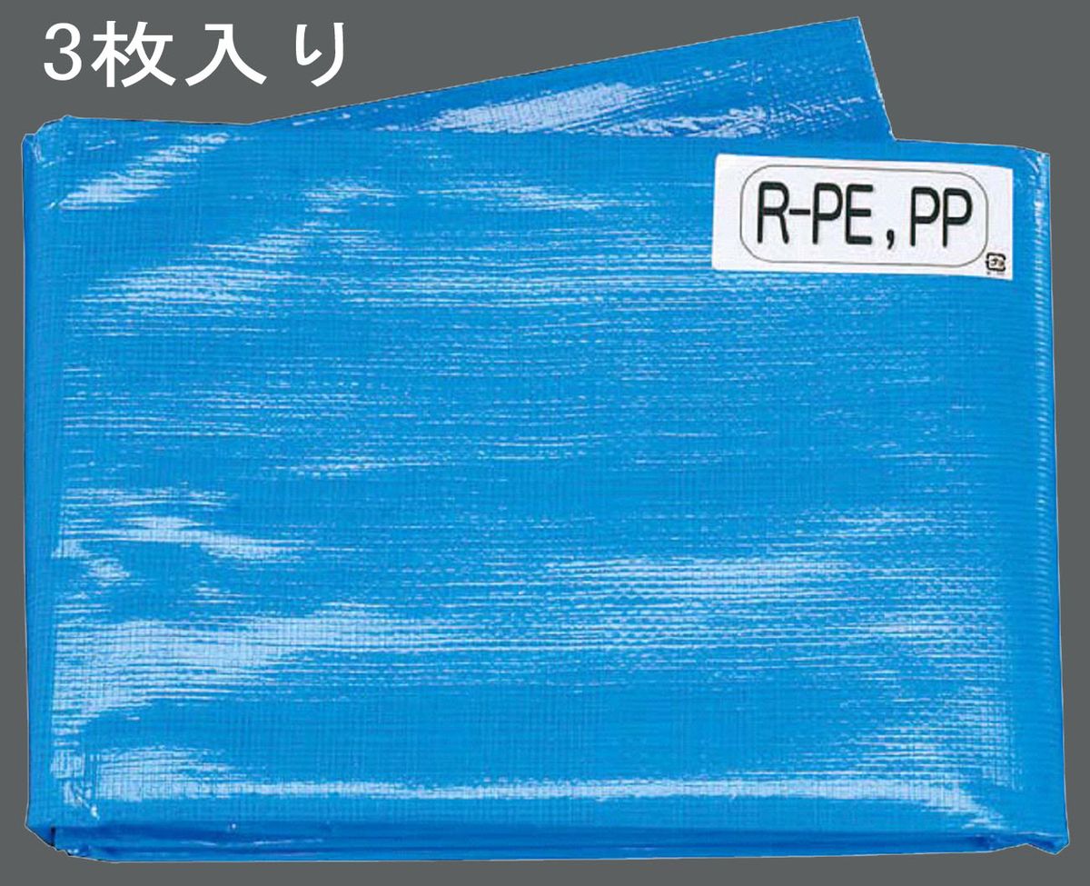 【メーカー在庫あり】 エスコ ESCO 5.4x5.4m ブルーシート #3000/3枚 000012081699 JP店|株式会社ヒロチー商事 店