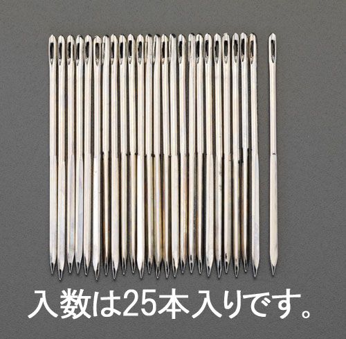 【メーカー在庫あり】 エスコ ESCO 3.66x102mm 縫 針 25本 000012201481 JP店
