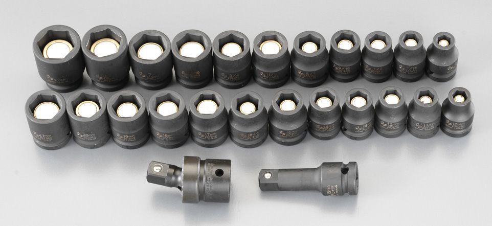 【メーカー在庫あり】 エスコ(ESCO) 1/2sq M付インパクトソケット(メトリック インチ) 000012045486 JP