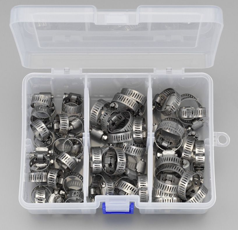 【メーカー在庫あり】 エスコ ESCO 5.6-23mm ホースクランプセット(ステンレス製) 000012262445 JP|株式会社ヒロチー商事 店