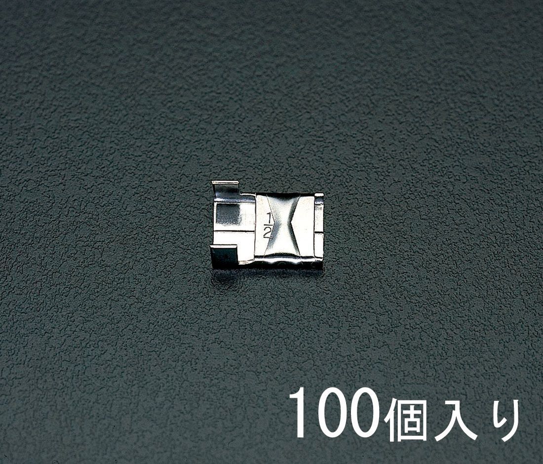 【メーカー在庫あり】 エスコ ESCO 3/8" クリップ(304ステンレス製/100個) 000012013443 JP|株式会社ヒロチー商事 店