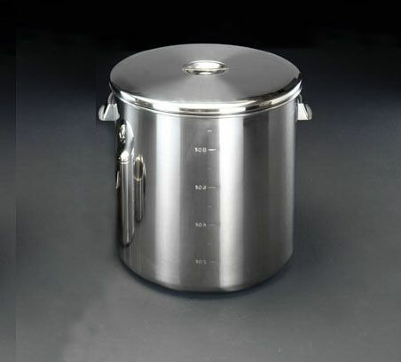 【メーカー在庫あり】 エスコ ESCO φ360/36L 取手付ポット(メモリ付/ステンレス製) 000012085425 JP