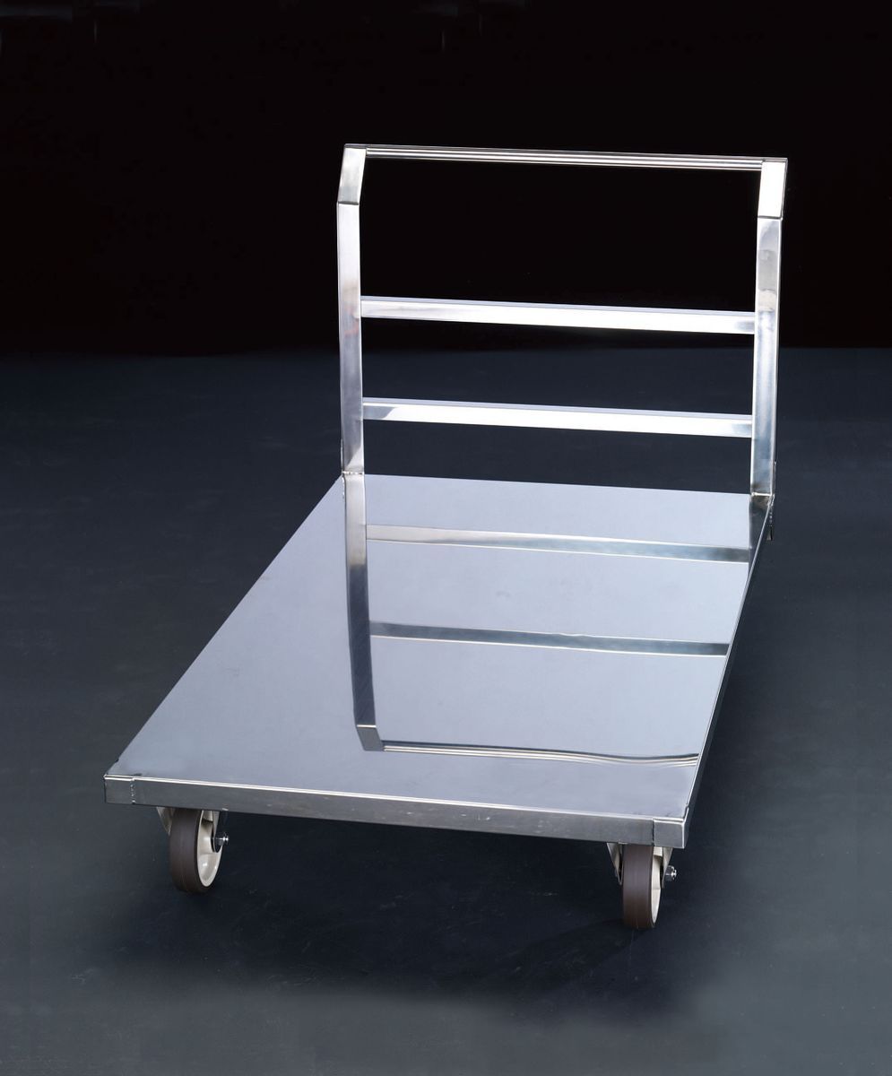 【メーカー在庫あり】 エスコ ESCO 900x600mm/500kg 運搬車(ステンレス製) 000012208695 JP