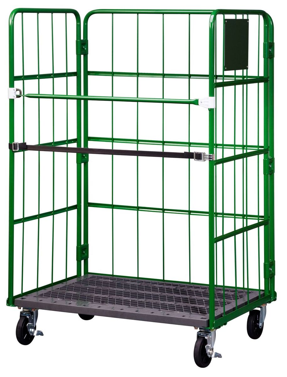 【メーカー在庫あり】 エスコ ESCO 1100x800x1700mm イージーコンテナ(スチール/樹脂製) 000012257640 JP