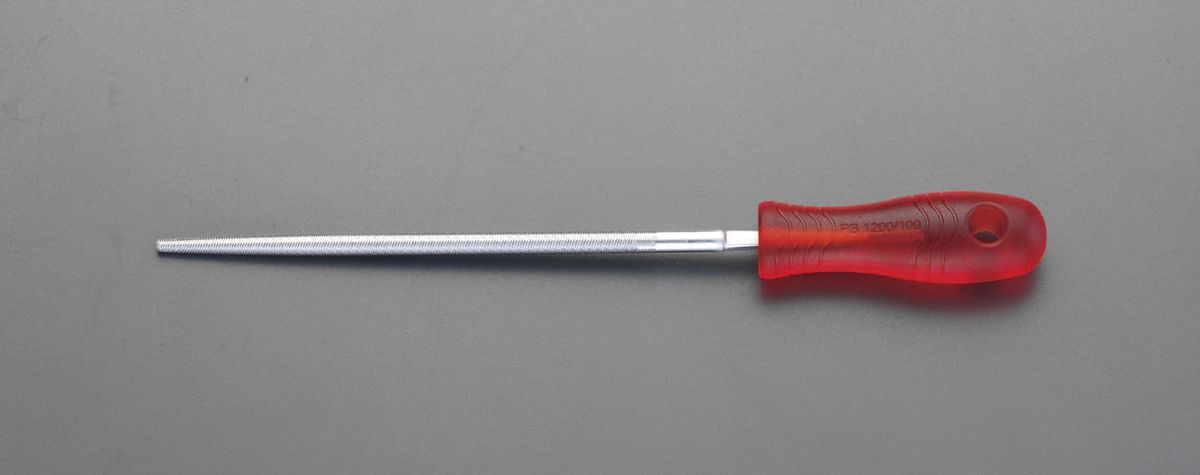 【メーカー在庫あり】 エスコ ESCO 250mm 鉄工やすり(コーティング 丸/中目) 000012208787 JP