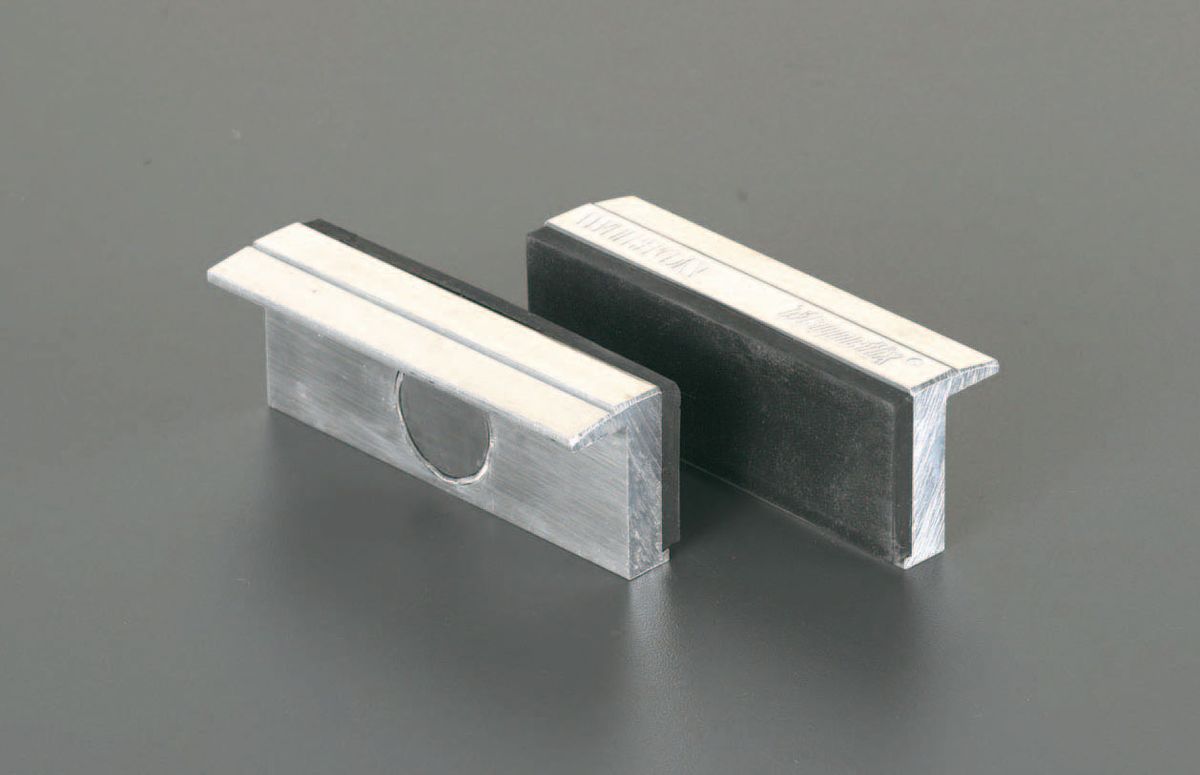 【メーカー在庫あり】 エスコ ESCO 100mm バイス口金(ラバー) 000012031432 JP|株式会社ヒロチー商事 店