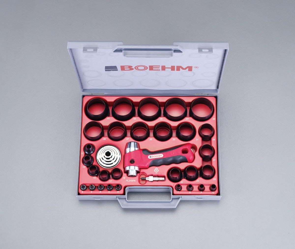 【メーカー在庫あり】 エスコ ESCO 2-49mm 革ポンチキット(29個組) 000012238211 JP店