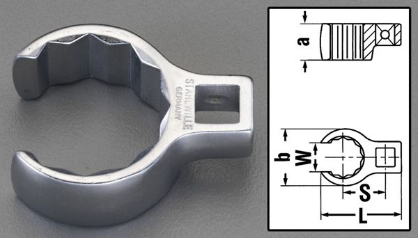 【メーカー在庫あり】 エスコ ESCO 1/2"sqx1-7/16" CROW-RING スパナ 000012226828 JP店|株式会社ヒロチー商事 店
