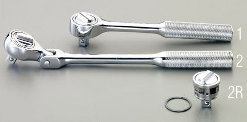 【メーカー在庫あり】 エスコ ESCO 3/8"sqx246mm ラチェットハンドル(首振りタイプ) 000012099069 JP店｜株式会社ヒロチー商事 店