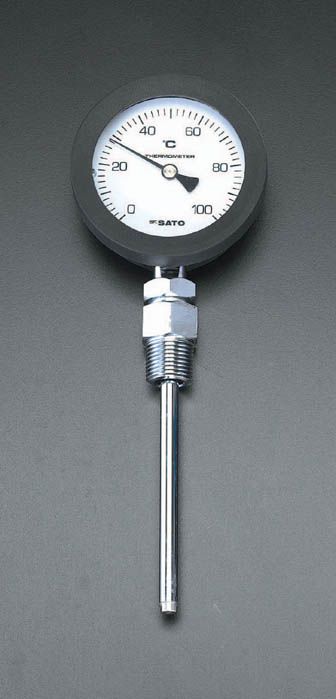 【メーカー在庫あり】 エスコ ESCO 0- 50℃/ 50mm バイメタル式温度計 000012068863 JP店