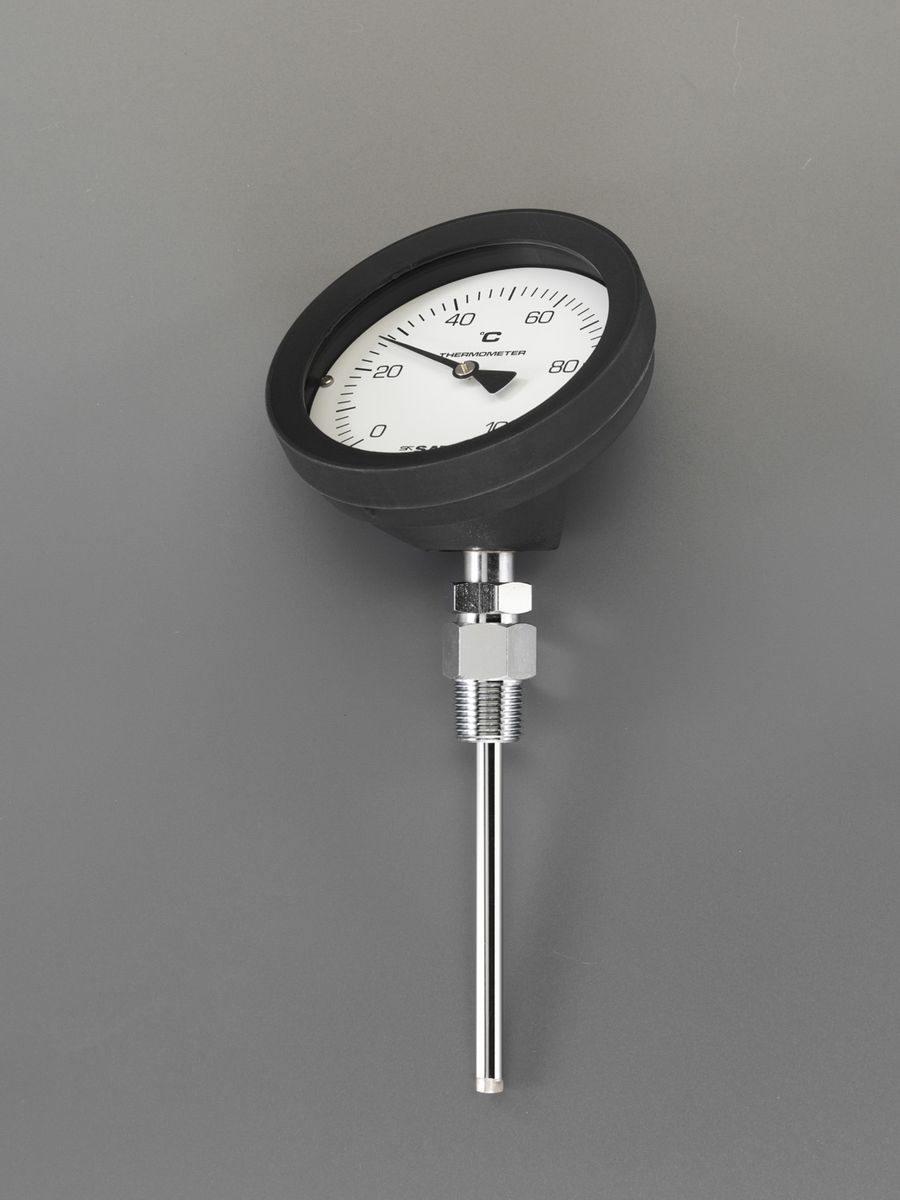 【メーカー在庫あり】 エスコ ESCO 0-100℃/100mm バイメタル式温度計 000012263804 JP店