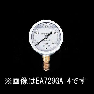 【メーカー在庫あり】 エスコ ESCO G 1/4\"/ 60mm/0-0.4MPa 圧力計(グリセリン入) 000012053624 JP店