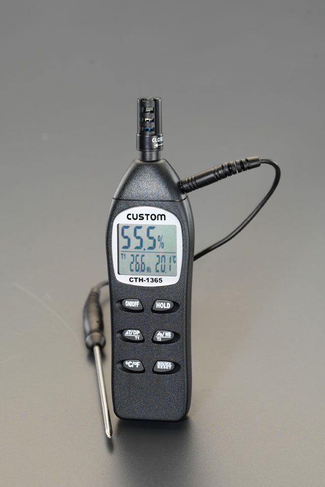 【メーカー在庫あり】 エスコ ESCO -20-+50℃ デジタル温度 湿度計 000012088317 JP店