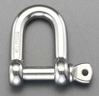 【製造業者店卸し資産あり】 エスコ ESCO 5.75ton/M24 シャックル ステンレス鋼製 000012079050 JP店