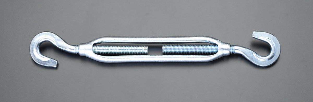 【メーカー在庫あり】 エスコ ESCO 1" ターンバックル スチール製/フック & フック 000012068711 JP店|株式会社ヒロチー商事 店