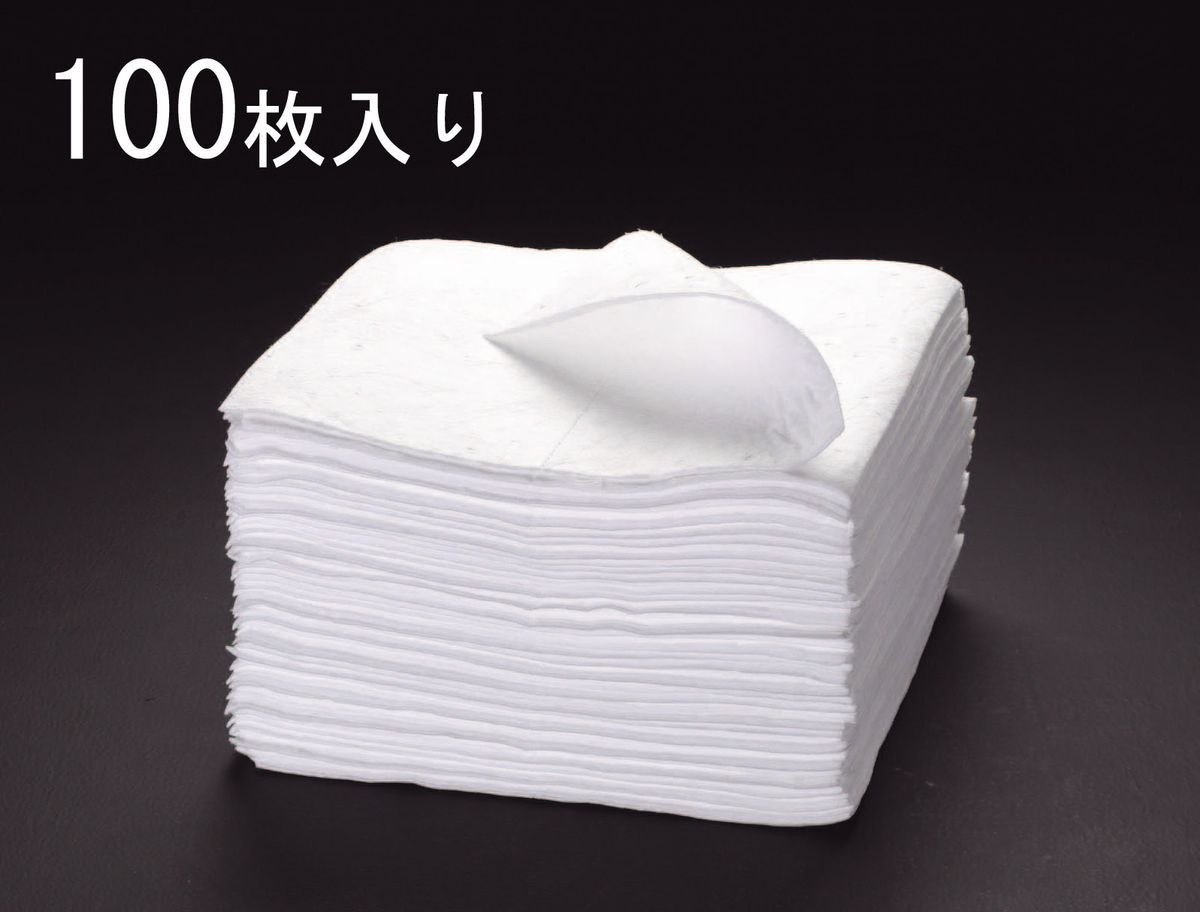 【メーカー在庫あり】 エスコ ESCO 380x455mm 油吸着パッド 水分離型/100枚 000012038558 JP店