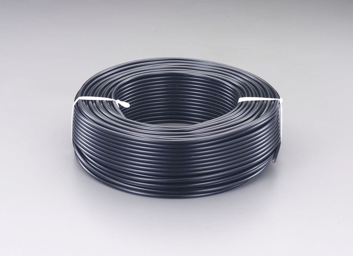 【メーカー在庫あり】 エスコ ESCO 7.4mmx 20m 同軸ケーブル 75Ω/黒 000012242224 JP店|株式会社ヒロチー商事 店