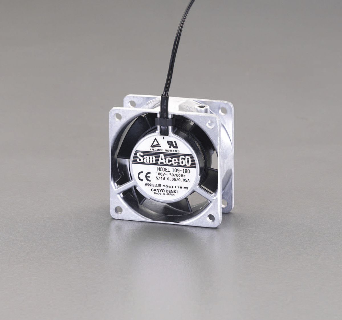 【メーカー在庫あり】 エスコ ESCO 60x 60mm/38mm AC100V ファン 000012230935 JP店