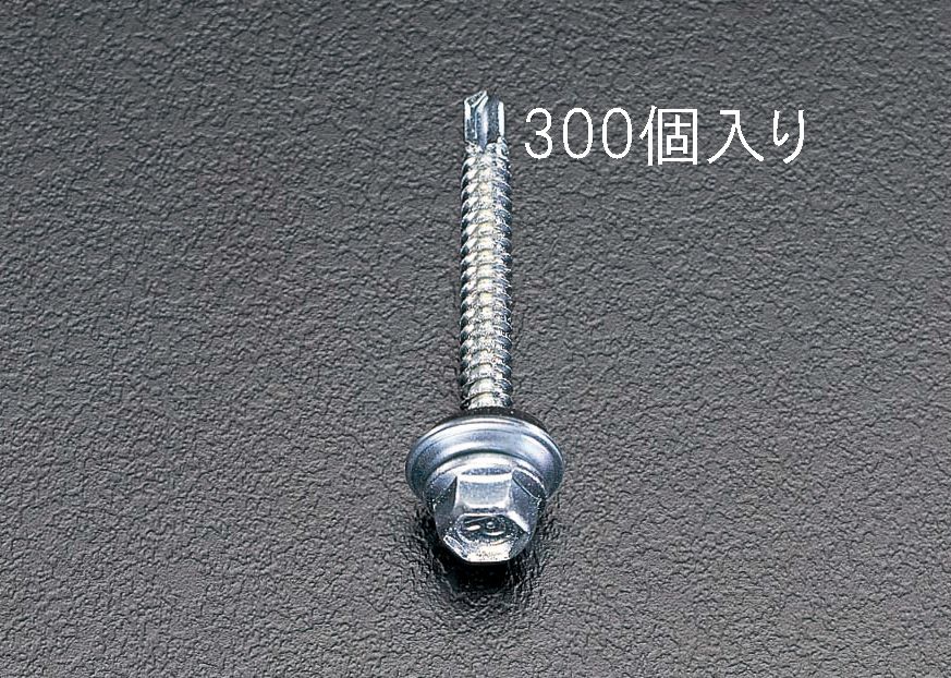 【メーカー在庫あり】 エスコ ESCO 6x25mm 六角頭ピアスビス シール付/300本 000012060331 JP店