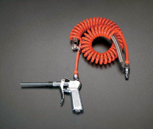 【メーカー在庫あり】 エスコ(ESCO) エアーブローガン(100mmノズル プラグ付ホース) 000012001646 JP｜株式会社ヒロチー商事 店