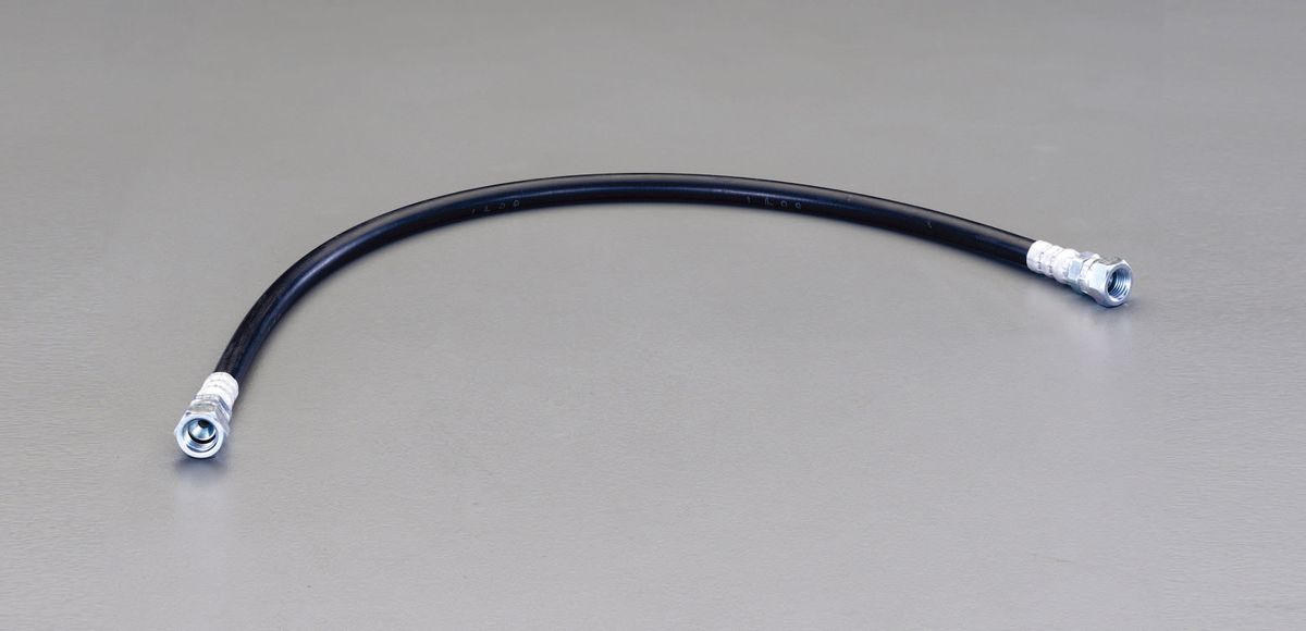 【メーカー在庫あり】 エスコ(ESCO) 12.7mmx1.5m/ 7.0MPa 高圧ホース/油圧用金具付 000012205695 JP