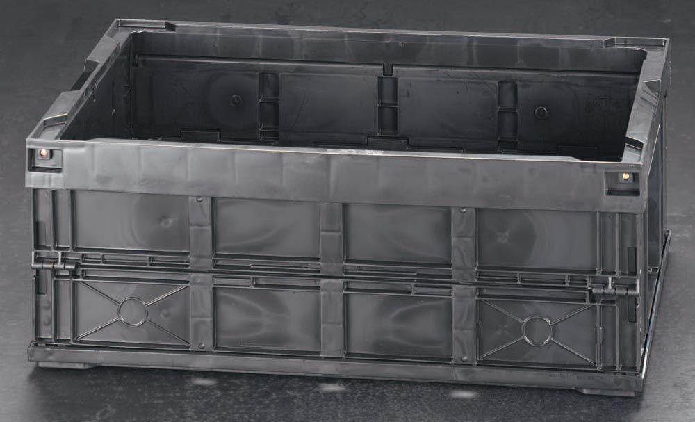 【メーカー在庫あり】 エスコ ESCO 650x440x249mm/54.9L ハイテク折畳コンテナ 000012071994 JP