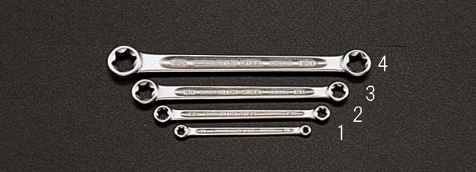 【メーカー在庫あり】 エスコ ESCO E10xE12 Torx メガネ 000012058165 JP店